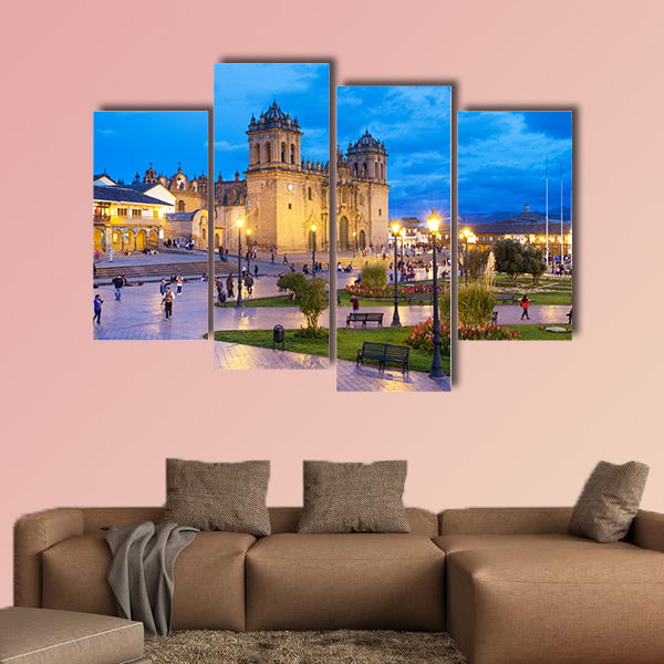 Cusco City Centre Peru South America multi panel canvas wall art