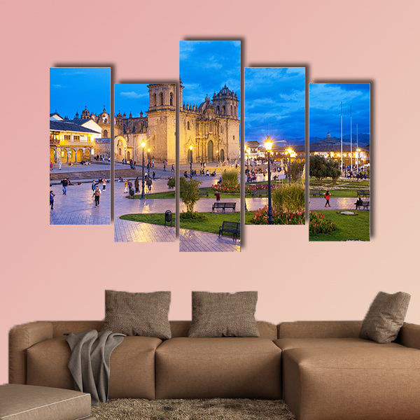 Cusco City Centre Peru South America multi panel canvas wall art