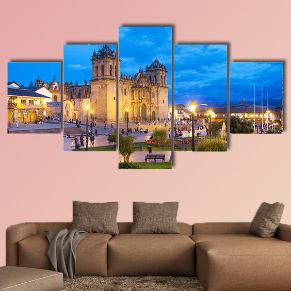 Cusco City Centre Peru South America multi panel canvas wall art