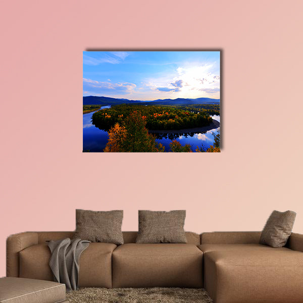 The Moore Road, GA national forest Park of white Deer Island multi panel canvas wall art