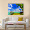 Apia, Samoa canopy by the beach Multi panel canvas wall art