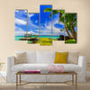 Apia, Samoa canopy by the beach Multi panel canvas wall art