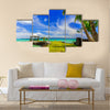 Apia, Samoa canopy by the beach Multi panel canvas wall art