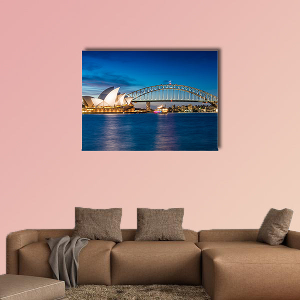 Sydney Harbor, New South Wales, Australia.Multi panel canvas wall art