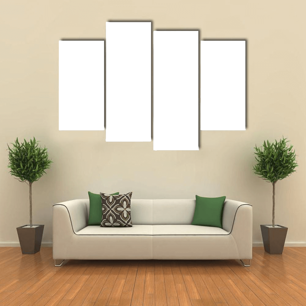 4 Pieces Print - Customized Multi Panel Canvas Wall Art, For Home And Office Decor