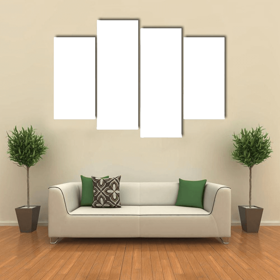 4 Pieces Print - Customized Multi Panel Canvas Wall Art, For Home And Office Decor