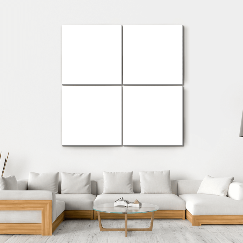 4 PANELS PRINT - CUSTOM SQUARE CANVAS SET