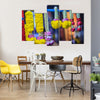 Colorful Marigold Flower For A Hindu Religious Ceremony Multi Panel Canvas Wall Art