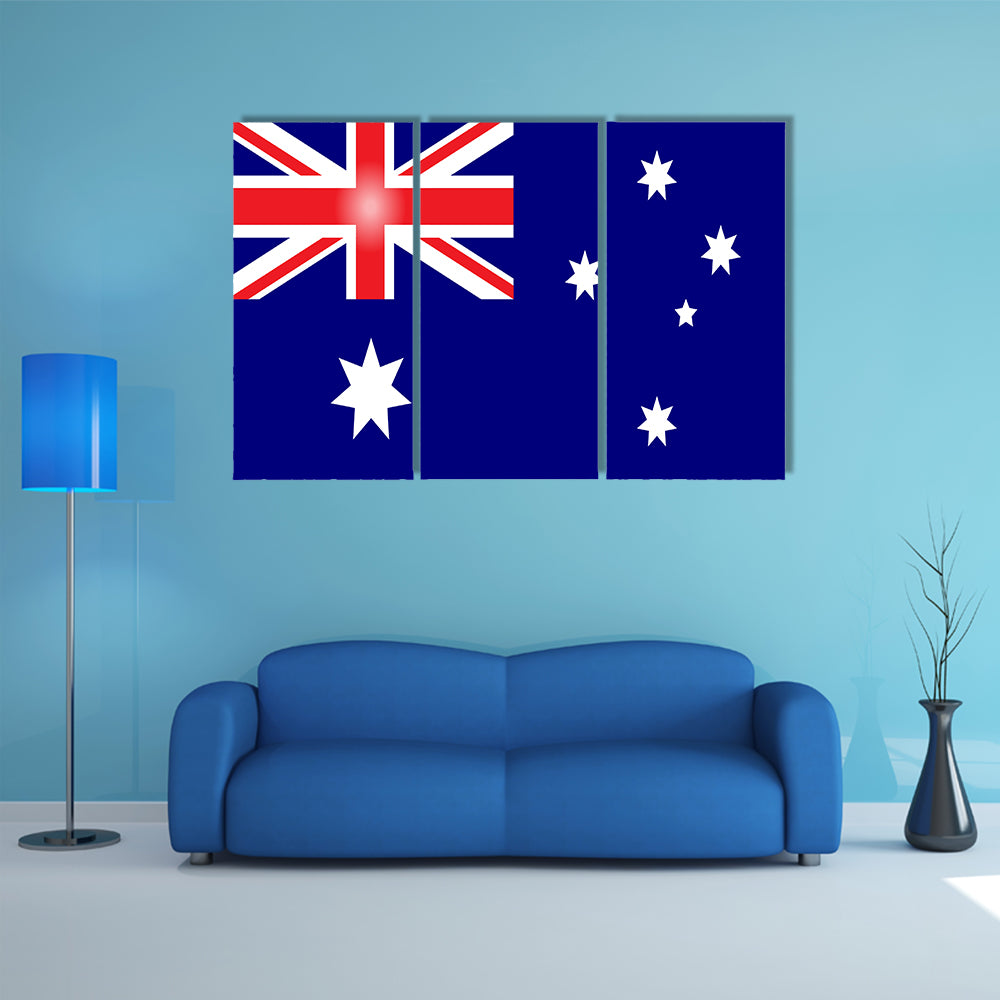 Australia flag Multi panel canvas wall art