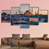 Istanbul the capital of Turkey, eastern tourist city multi panel canvas wall art