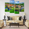 View of Cesky Krumlov, Czech Republic Multi Panel Canvas Wall Art