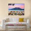 Kagoshima, Japan with Sakurajima Volcano Multi Panel Canvas Wall Art