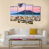 Kagoshima, Japan with Sakurajima Volcano Multi Panel Canvas Wall Art