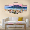 Kagoshima, Japan with Sakurajima Volcano Multi Panel Canvas Wall Art