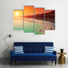 Sunrise over Dead Sea Multi Panel Canvas Wall Art