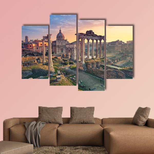 Image of Roman Forum in Rome, Italy multi panel canvas wall art