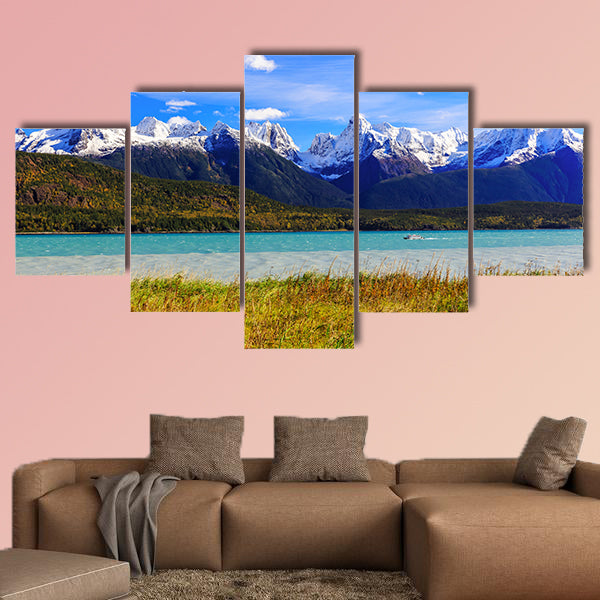 Skagway, Alaska. Chilkat Peninsula, Chilkat Inlet multi panel canvas wall art