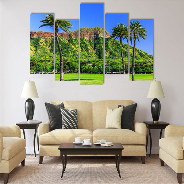 Honolulu, Hawaii Multi panel canvas wall art