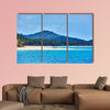 The Nacapan Islands beaches between El Nido and Coron in Palawan, Philippines multi panel canvas wall art