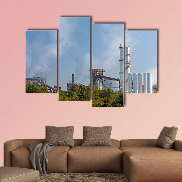Industrial plant of German steel producer Salzgitter AG wall art
