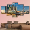 Nice view of the cityscape, Argentina multi panel canvas wall art