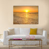 Beach and sea sunset in Thailand Multi panel canvas wall art