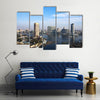 View Of The City From The Nile River In Cairo Multi Panel Canvas Wall Art