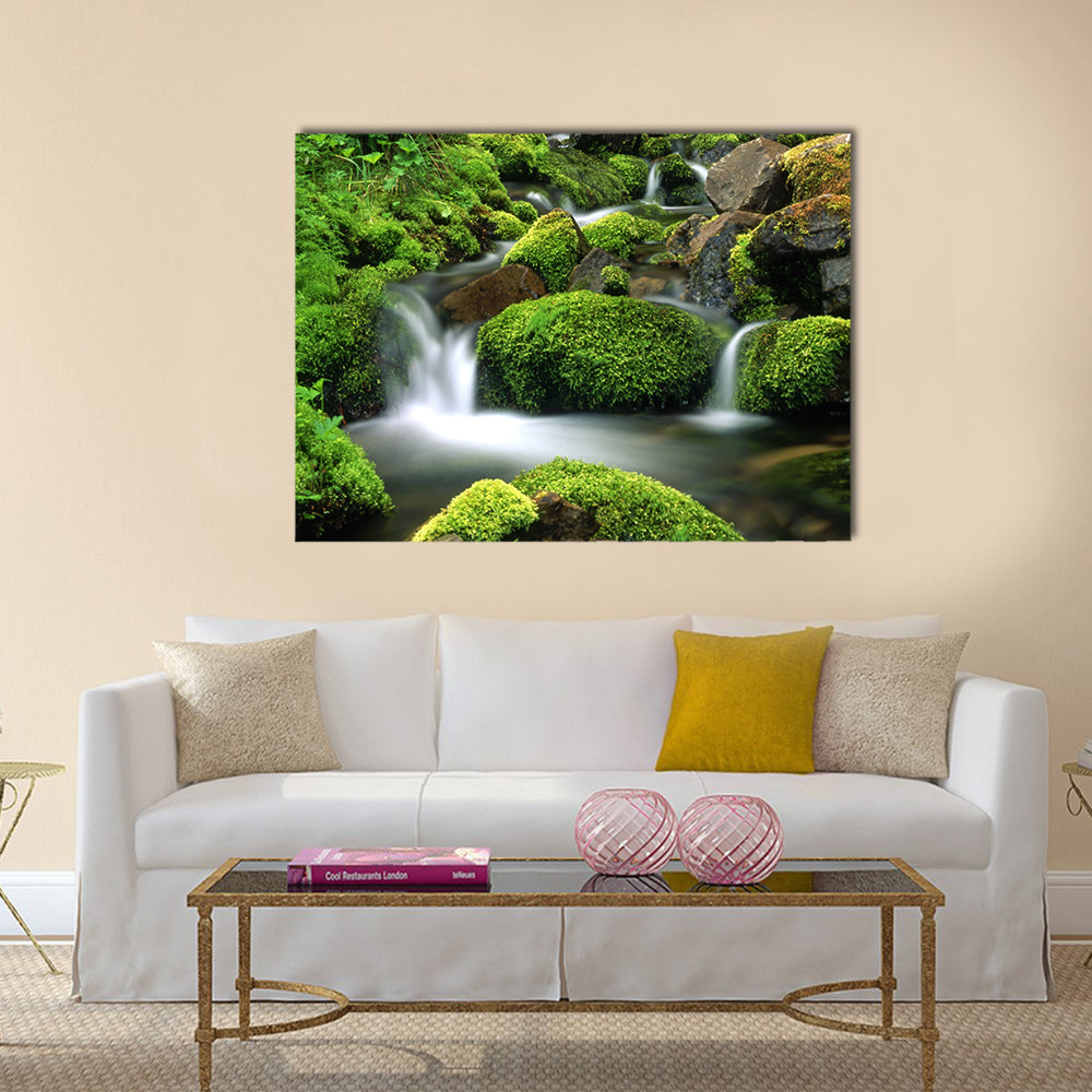 Mountain stream Multi Panel Canvas Wall Art