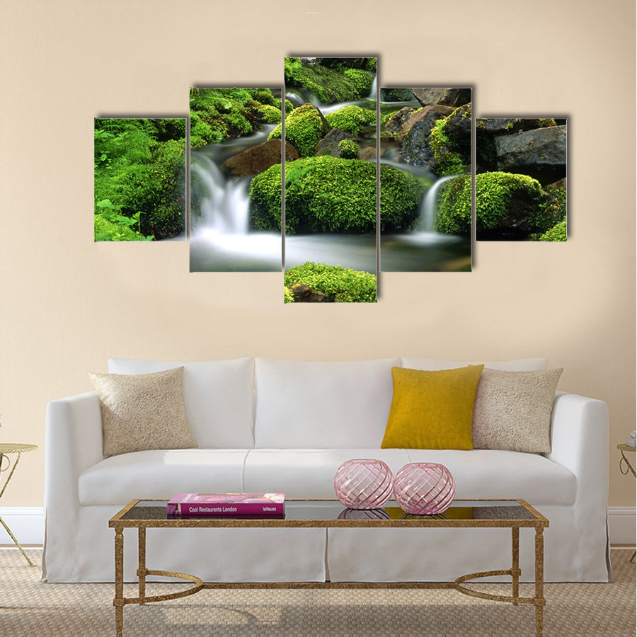 Mountain stream Multi Panel Canvas Wall Art