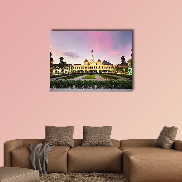 Ho Chi Minh City Hall, Ho Chi Minh City, Vietnam multi panel canvas wall art