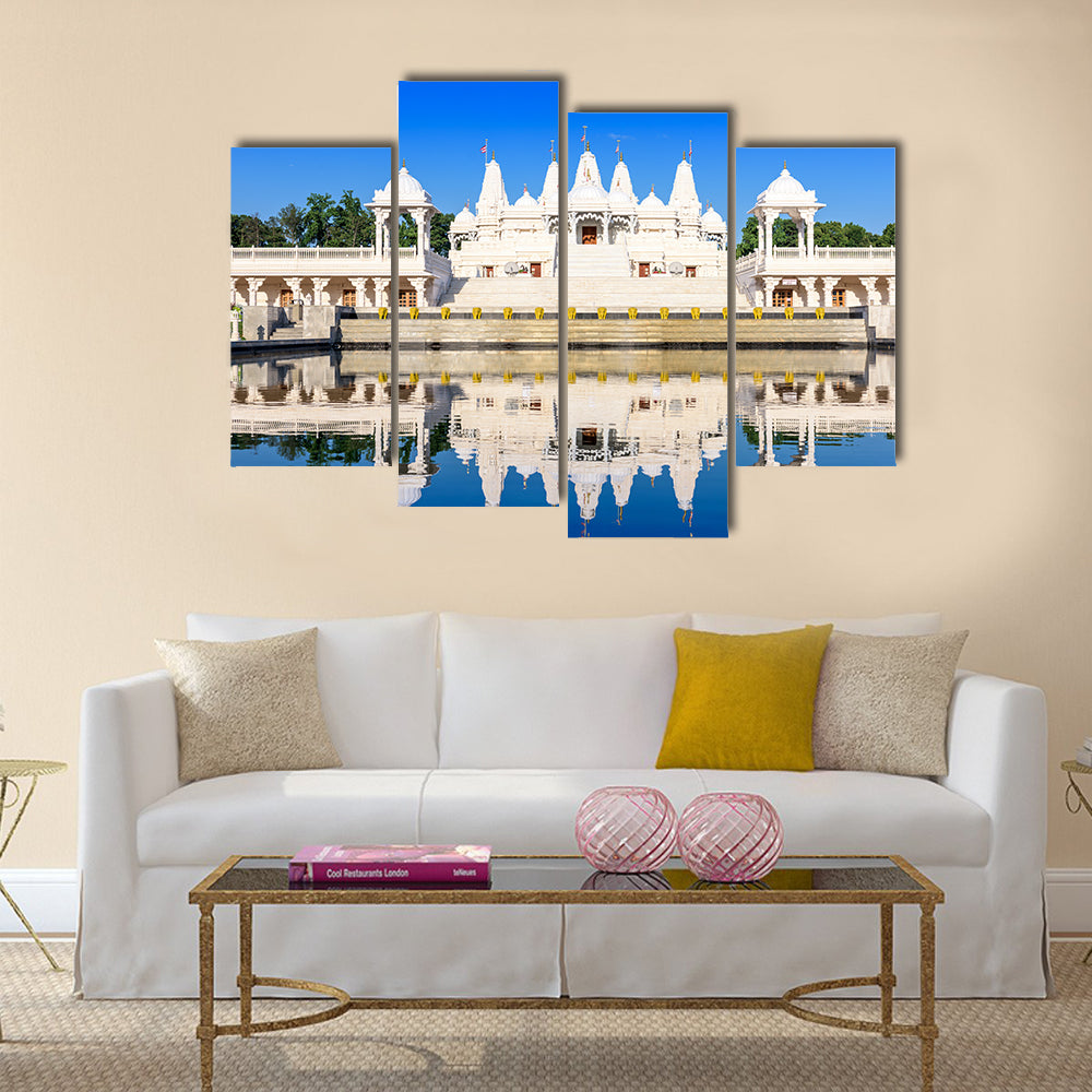 Hindu Temple in Atlanta, Georgia. multi panel canvas wall art