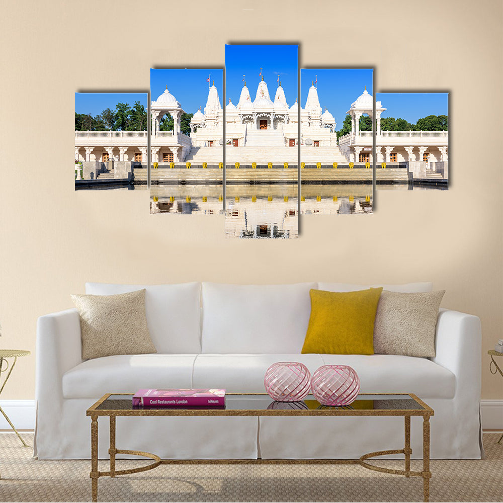 Hindu Temple in Atlanta, Georgia. multi panel canvas wall art