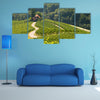 Road in a shape of a heart, Maribor, Slovenia multi panel canvas wall art