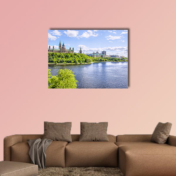 Parliament of Ottawa Multi panel canvas wall art