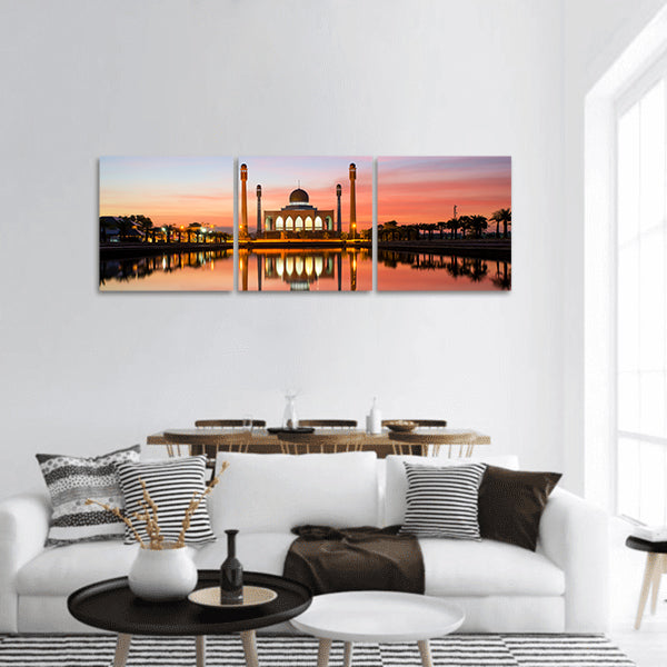 The Central Mosque of Songkhla in Thailand panoramic canvas wall art