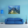 High angle view of Machu Picchu, Cusco Region, Urubamba Province Multi Panel Canvas Wall Art