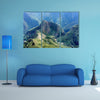 High angle view of Machu Picchu, Cusco Region, Urubamba Province Multi Panel Canvas Wall Art