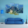 High angle view of Machu Picchu, Cusco Region, Urubamba Province Multi Panel Canvas Wall Art