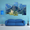 High angle view of Machu Picchu, Cusco Region, Urubamba Province Multi Panel Canvas Wall Art