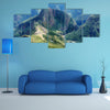 High angle view of Machu Picchu, Cusco Region, Urubamba Province Multi Panel Canvas Wall Art