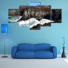 Lanzarote, Spain, tourists in lookouts watching multi panel canvas wall art