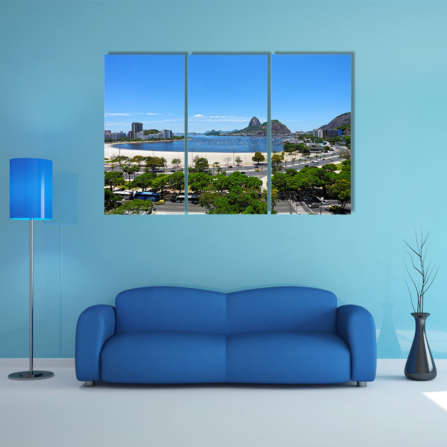 The beauty of the Rio de Janeiro, Brazil Multi Panel Canvas Wall Art