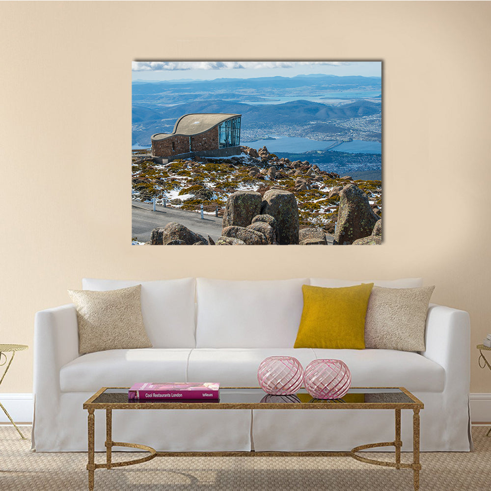 On the top of Mt.Wellington of Hobart city, Tasmania state of Australia multi panel canvas wall art