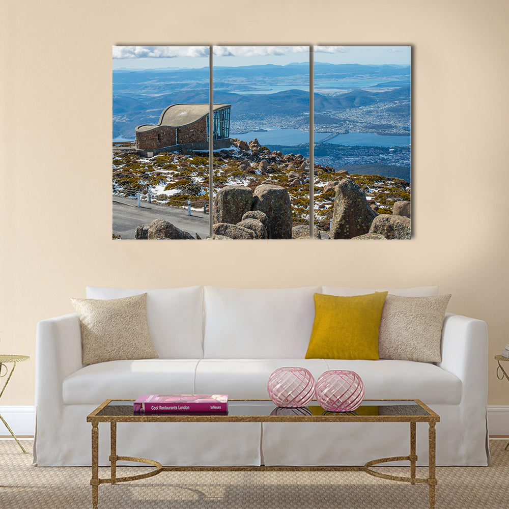 On the top of Mt.Wellington of Hobart city, Tasmania state of Australia multi panel canvas wall art