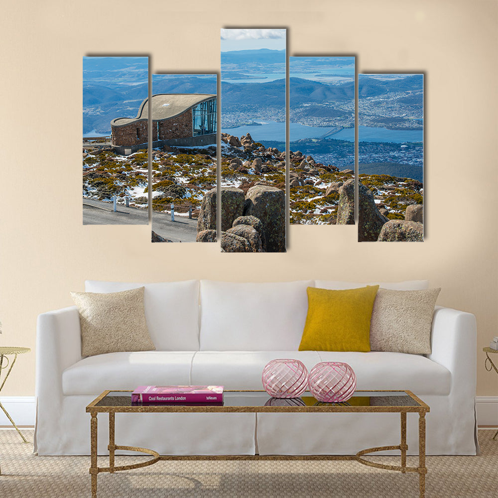 On the top of Mt.Wellington of Hobart city, Tasmania state of Australia multi panel canvas wall art