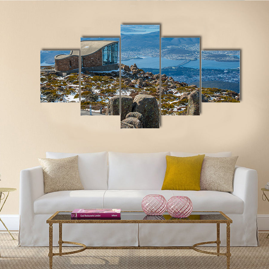 On the top of Mt.Wellington of Hobart city, Tasmania state of Australia multi panel canvas wall art