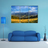 A view of The Tatra Mountains and Zakopane in summer, Poland multi panel canvas wall art