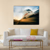 Fast moving train Multi panel canvas wall art