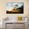 Fast moving train Multi panel canvas wall art