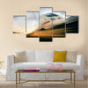 Fast moving train Multi panel canvas wall art